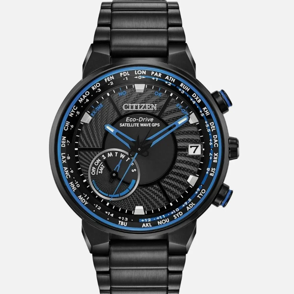Citizen Mens Satellite 44mm Perpetual Calendar Eco-Drive Black Watch